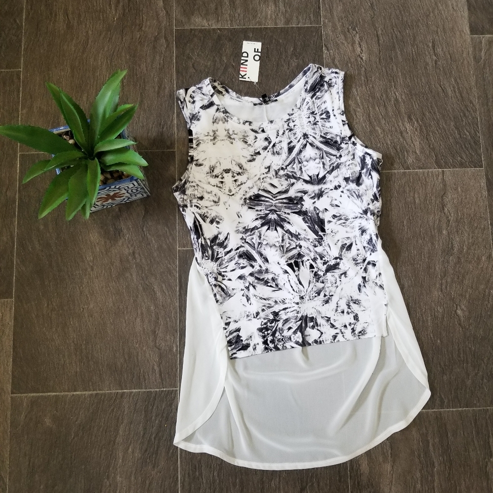 👚TOP WITH SHEER BACK